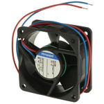 ebm-papst 600 N Series Axial Fan, 24 V dc, DC Operation, 35m³/h, 1.3W, 60 x 60 x 25mm