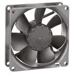 ebm-papst 8400 N Series Axial Fan, 12 V dc, DC Operation, 69m³/h, 1.7W, 80 x 80 x 25mm