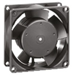ebm-papst 8300 Series Axial Fan, 12 V dc, DC Operation, 48m³/h, 2.2W, 80 x 80 x 32mm