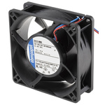 ebm-papst 3300 N - S-Panther Series Axial Fan, 12 V dc, DC Operation, 80m³/h, 1.8W, IP68, 92 x 92 x 32mm