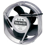 Sanyo Denki 109E Series Axial Fan, 24 V dc, DC Operation, 509.7m³/h, 31.2W, 1.3A Max, 172 x 150 x 51mm
