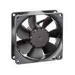 ebm-papst 8400 N Series Axial Fan, 12 V dc, DC Operation, 74m³/h, 2.8W, 230mA Max, 80 x 80 x 25mm