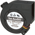 Sanyo Denki San Ace B97 Series Blower, 24 V dc, 39.2cfm, DC Operation, 97 x 97 x 33mm