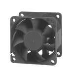 Sunon Axial Fan, 12 V dc, DC Operation, 60.6cfm, 14.4W, 1.38A Max, IP20, 60 x 60 x 38mm