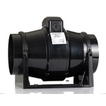 RS PRO Round In Line Extractor Fan, 31dB, Double Insulated with Motor Fitted, Duct Size 150mm