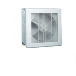 RS PRO Square Wall Mounted, Window Mounted Extractor Fan, 190L/s, 50dB, External 2 Speed Reversible On/Off Control,