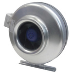Vent-Axia SDX100 Euro Rectangular In Line Duct Fan, 212m³/h, Four Sealing Rings, Weather Tight Fit, Duct Size 100mm