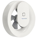 Vent-Axia Lo-Carbon Svara Svara Round Wall Mounted, Window Mounted Extractor Fan, 17 → 20dB(A), 3 Speed,