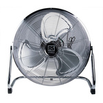 RS PRO Floor Fan 70,80,100m³/min 450mm blade diameter 3 speed 230 V with plug: Type G - British 3-pin