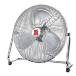 RS PRO Floor Fan 70,80,100m³/min 450mm blade diameter 3 speed 230 V with plug: Type C - European Plug