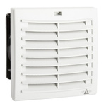 STEGO FPI/FPO 018 Series Filter Fan, 24 V dc, DC Operation, 63m³/h Filtered, 118m³/h Unimpeded, IP54, 124 x 124mm