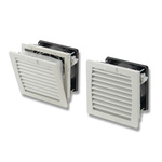 nVent SCHROFF EF Series Filter Fan, 230 V ac, ac Operation, 44m³/h Filtered, 61m³/h Unimpeded, IP54, 125 x 125mm