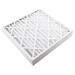 RS PRO Intrepid Pleated Panel Filter, G4 Grade, 8 MERV Rating, 594 x 594 x 95mm