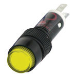 Idec Yellow Indicator, Solder Termination, 24 V ac/dc, 8.1mm Mounting Hole Size