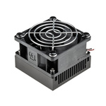 Heatsink, Universal Square Alu with fan, 0.5K/W, 60 x 60 x 47mm