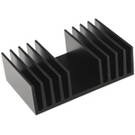 Heatsink, Universal Rectangular Alu, 1.2K/W, 75 x 120 x 37mm