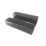 Heatsink, Universal Rectangular Alu, 0.5K/W, 150 x 125 x 50mm