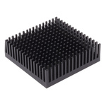 Heatsink, Universal Square Alu, 7K/W, 53.3 x 53.3 x 16.5mm, Adhesive Foil, Conductive Foil