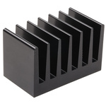 Heatsink, Universal Rectangular Alu, 2.7K/W, 37.5 x 66 x 40mm