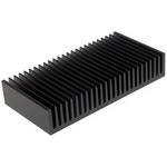 Heatsink, Universal Rectangular Alu, 1.4K/W, 75 x 150 x 27mm