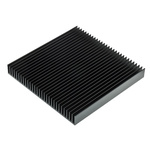 Heatsink, Universal Rectangular Alu, 1.65 → 0.7K/W, 200 x 200 x 25mm