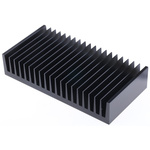 Heatsink, Universal Rectangular Alu, 0.7K/W, 100 x 200 x 40mm