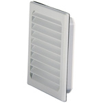 Siemens Plastic Vent Grille, Parallel Slat, 105 x 105mm