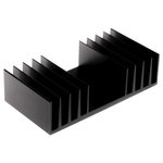 Heatsink, Universal Rectangular Alu, 2.3K/W, 50 x 97 x 25mm