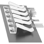 Fischer Elektronik Heatsink Retaining Spring for use with TO-218, TO-220, TO-247, TO-264