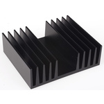 Heatsink, Universal Rectangular Alu, 1.1K/W, 100 x 120 x 37mm