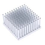 Heatsink, Universal Square Alu, 3.5K/W, 40 x 40 x 20mm, Adhesive Foil, Conductive Foil