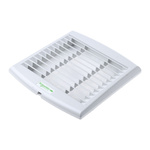 Schneider Electric Grey Plastic Vent Grille, Parallel Slat, 170 x 150mm