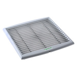 Schneider Electric Grey Plastic Vent Grille, Parallel Slat, 268 x 248mm