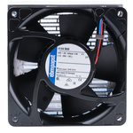 Heatsink, Universal Rectangular Alu with fan, 0.075K/W, 150 x 122 x 120mm