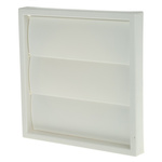 Vent-Axia White Plastic Vent Grille, Parallel Slat, 140 x 140mm