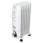 RS PRO 1.5kW Convection Oil Filled Radiator, Floor Mounted, Type C - European Plug