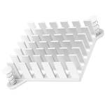 Heatsink, 9K/W, 49 x 49 x 15mm, Adhesive Foil