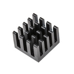 Heatsink, Universal Rectangular Alu, 27K/W, 13 x 13.5 x 10mm, Adhesive Foil