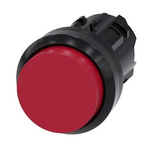 Siemens Raised Red Push Button Head - Momentary, SIRIUS ACT Series, 22mm Cutout, Round