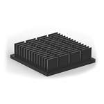 Heatsink, Universal Square Alu, 35 x 35 x 9mm