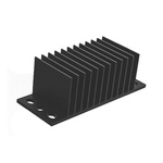 Heatsink, 1/8 Brick DC/DC Converter, 58.4 x 22.9 x 19.7mm