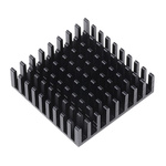 Heatsink, Universal Square Alu, 15.7K/W, 35 x 35 x 10mm, Adhesive Foil, Conductive Foil