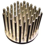 Heatsink, Universal Round Alu, 4.25K/W, 28.5 (Dia.) x 18.5mm, Adhesive Foil, Conductive Foil