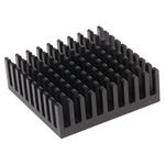 Heatsink, Universal Square Alu, 9.8K/W, 36 x 36 x 12.3mm, Adhesive Foil, Conductive Foil