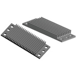 Heatsink, 1/8 Brick DC/DC Converter, 57.9 x 22.9 x 22.9mm, Screw