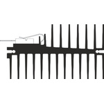 Heatsink, 1.95K/W, 50 x 49.5 x 85.5mm, Clip