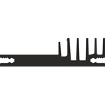 Heatsink, 4.63K/W, 100 x 15 x 54mm, Clip