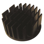 Heatsink, Universal Round Alu, 9.78K/W, 54 (Dia.) x 20mm, Adhesive Foil, Conductive Foil