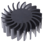 Heatsink, Universal Round Alu, 2.6K/W, 70 (Dia.) x 25mm, Screw