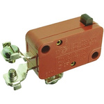 SPDT Plunger Microswitch, 10 A @ 250 V ac
